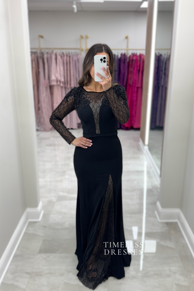 green emerald velvet dress Elegant Long Evening Dresses main image 1
