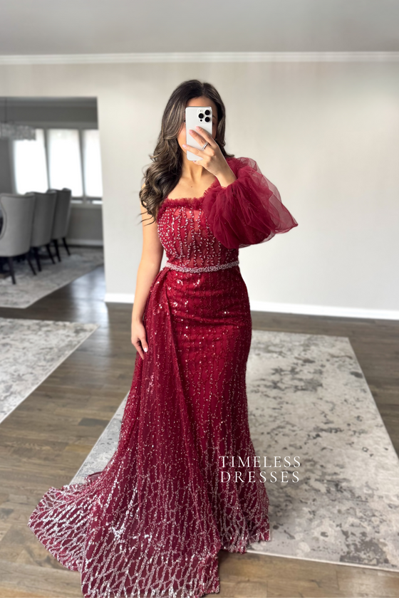 katerina sequin dress Katerina Square Neck Mermaid Glitter Formal Dress