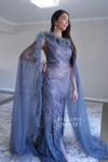 Noor Feathered Gown