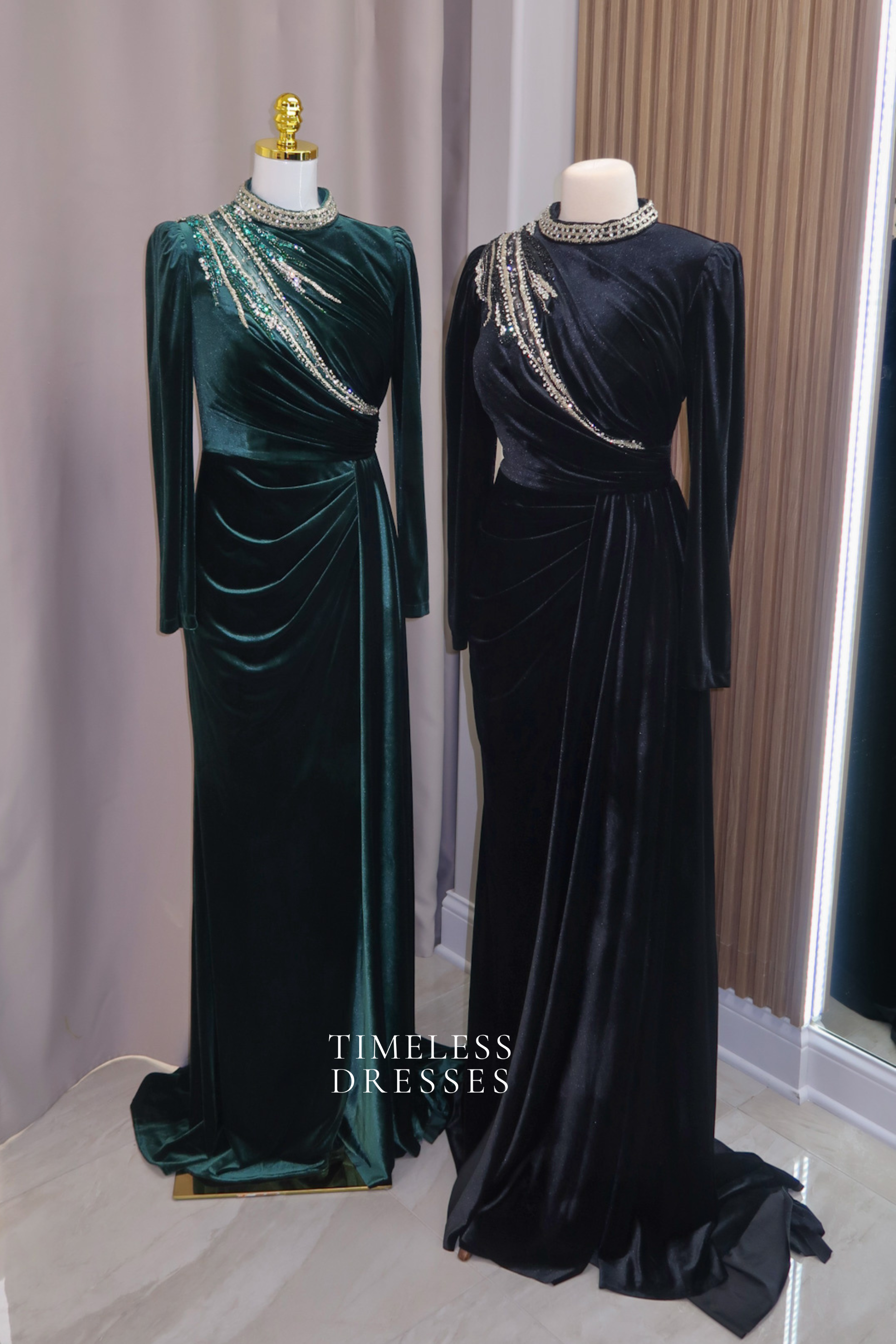 Tiana Velvet Gown