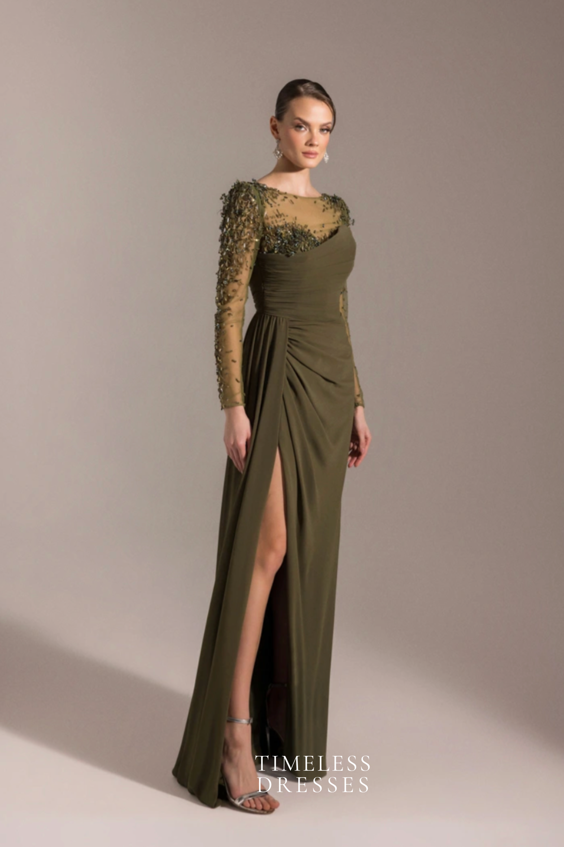 Melanie Ruched Gown