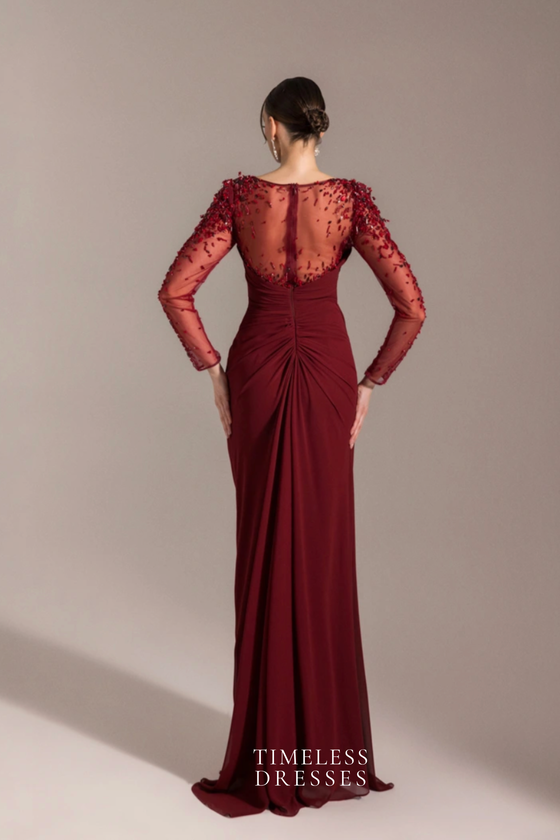 Melanie Ruched Gown
