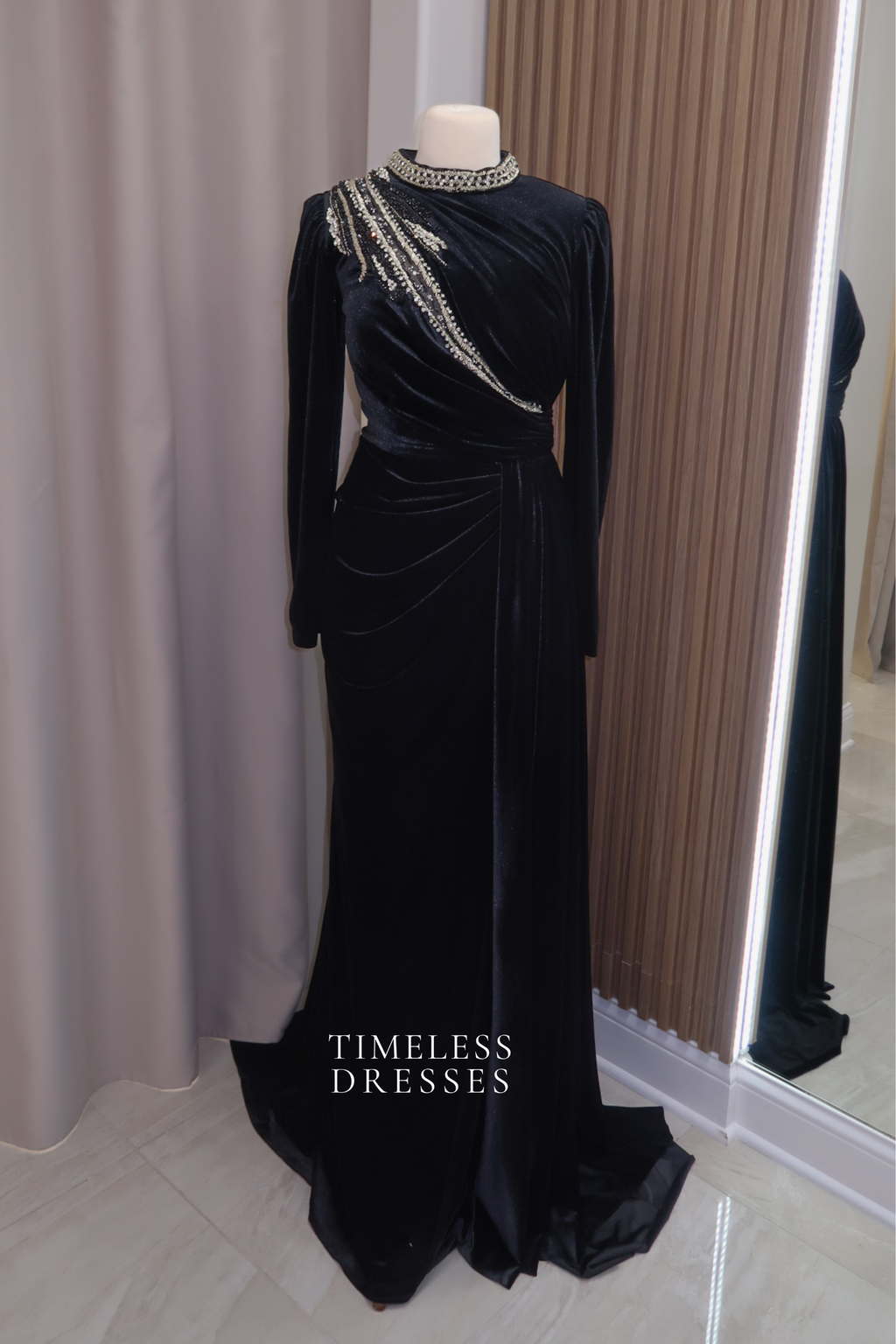 Tiana Velvet Gown