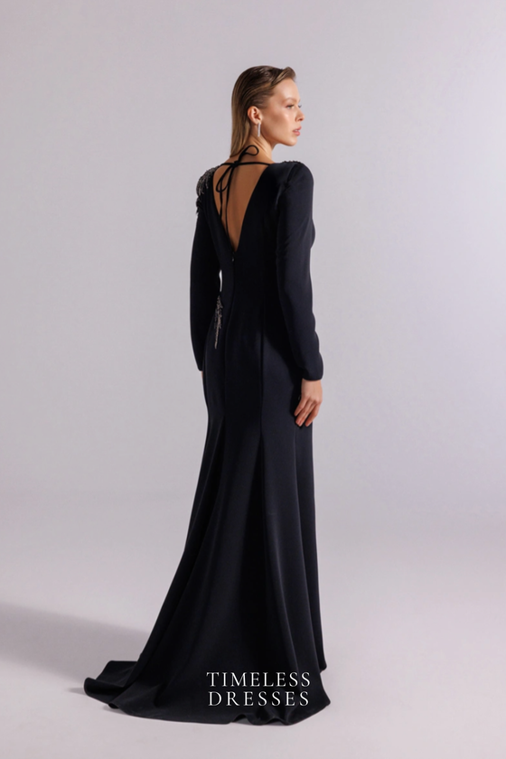 evelyn formal plunge a-line dress Cinq a Sept Evelyn Gown