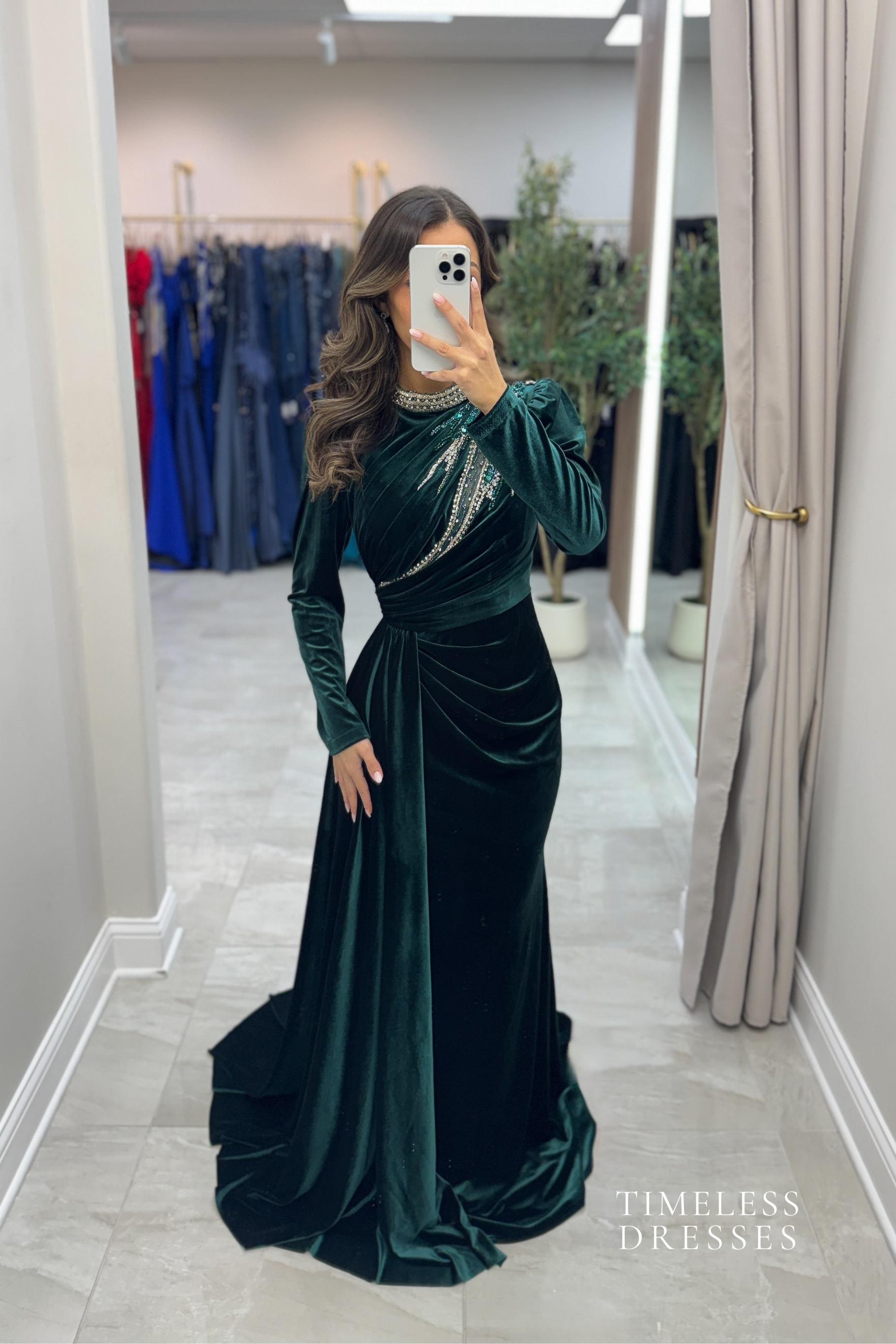 Tiana Velvet Gown
