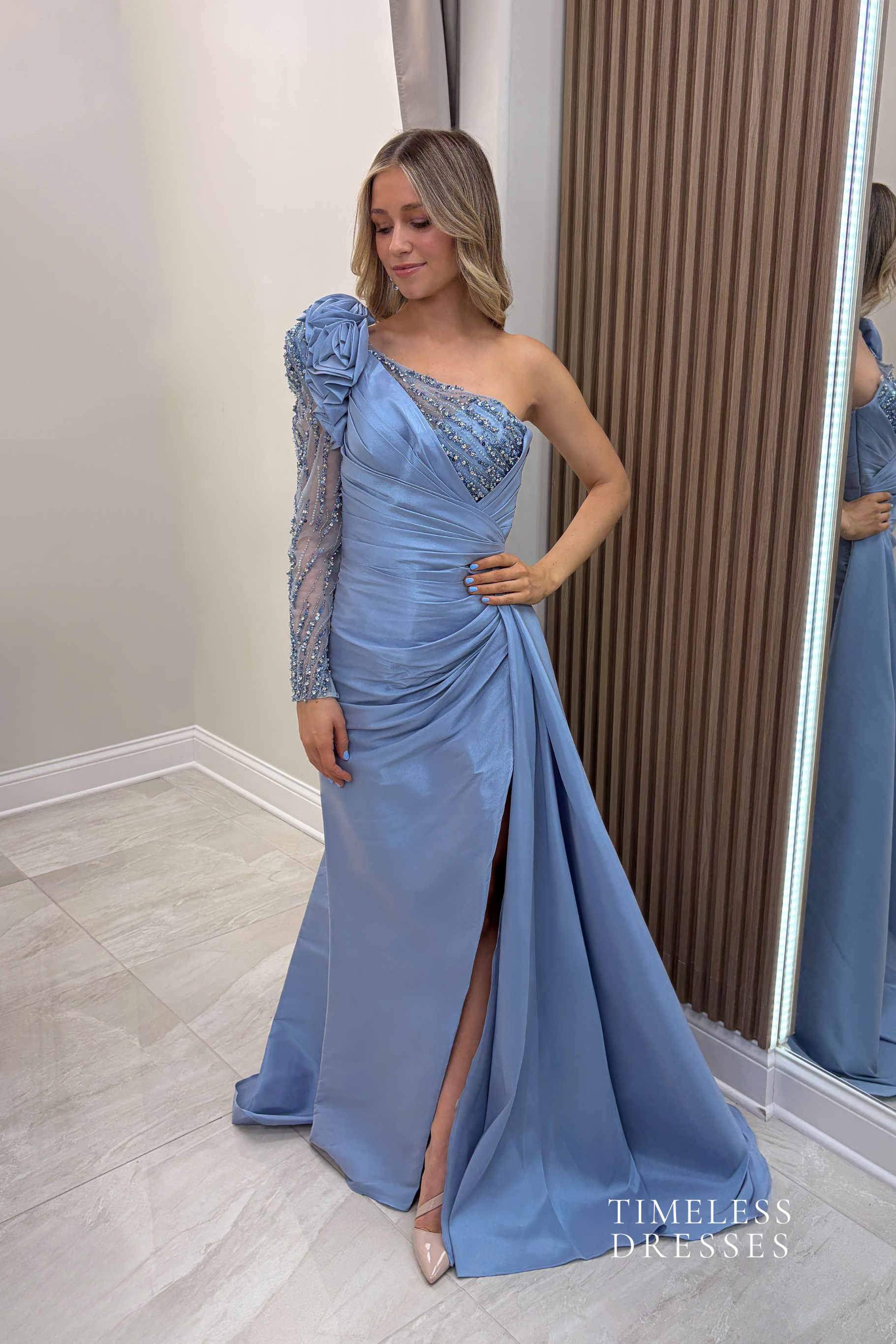 Alessia Dress Baby Blue / 4