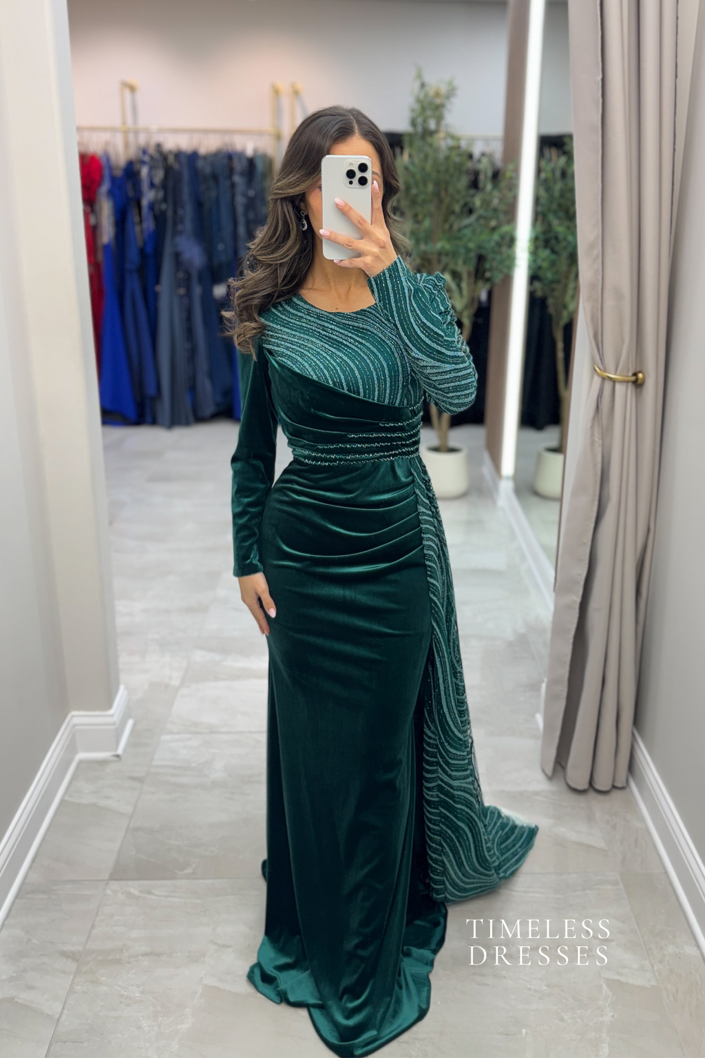 Ruby Velvet Gown
